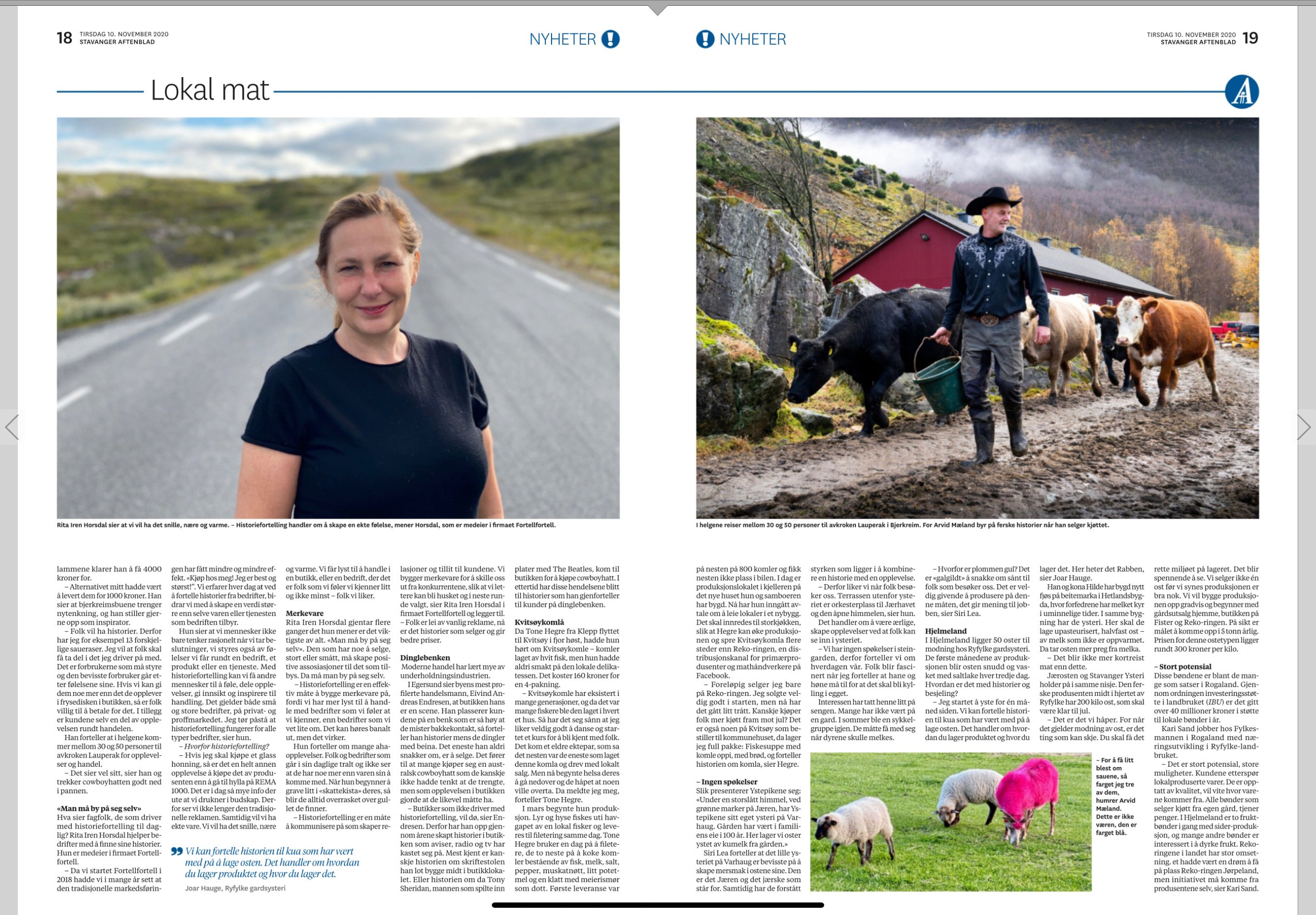 20201110 Stavanger aftenblad_fortellfortell