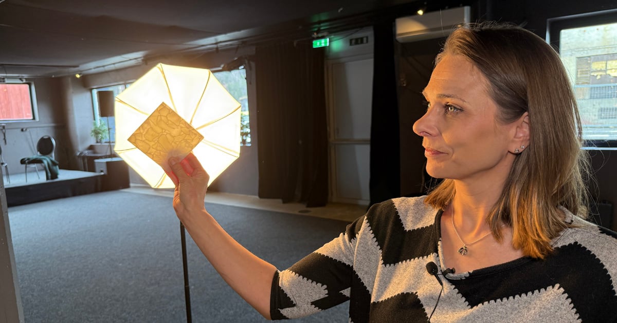 Behind the scenes: Tyra Oseng-Rees viser frem sitt bærekraftige og resirkulerte glass på Slipen Scene