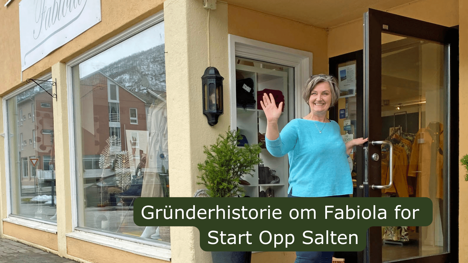 Vi fikk fortelle gründerhistorien om Fabiola i Meløy for Start Opp Salten